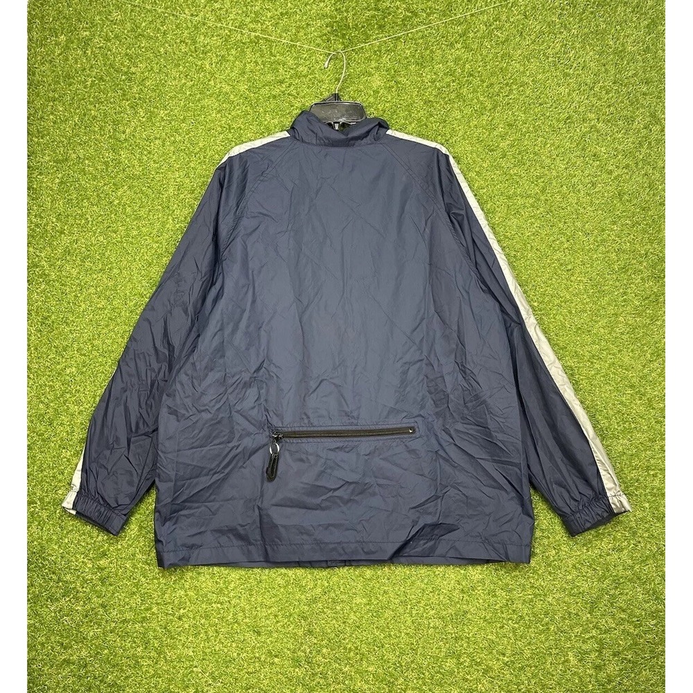 Nike Windbreaker Jacket Mens Large Full Zip Track Jacket Heavyweight Rain - Picture 2 of 14